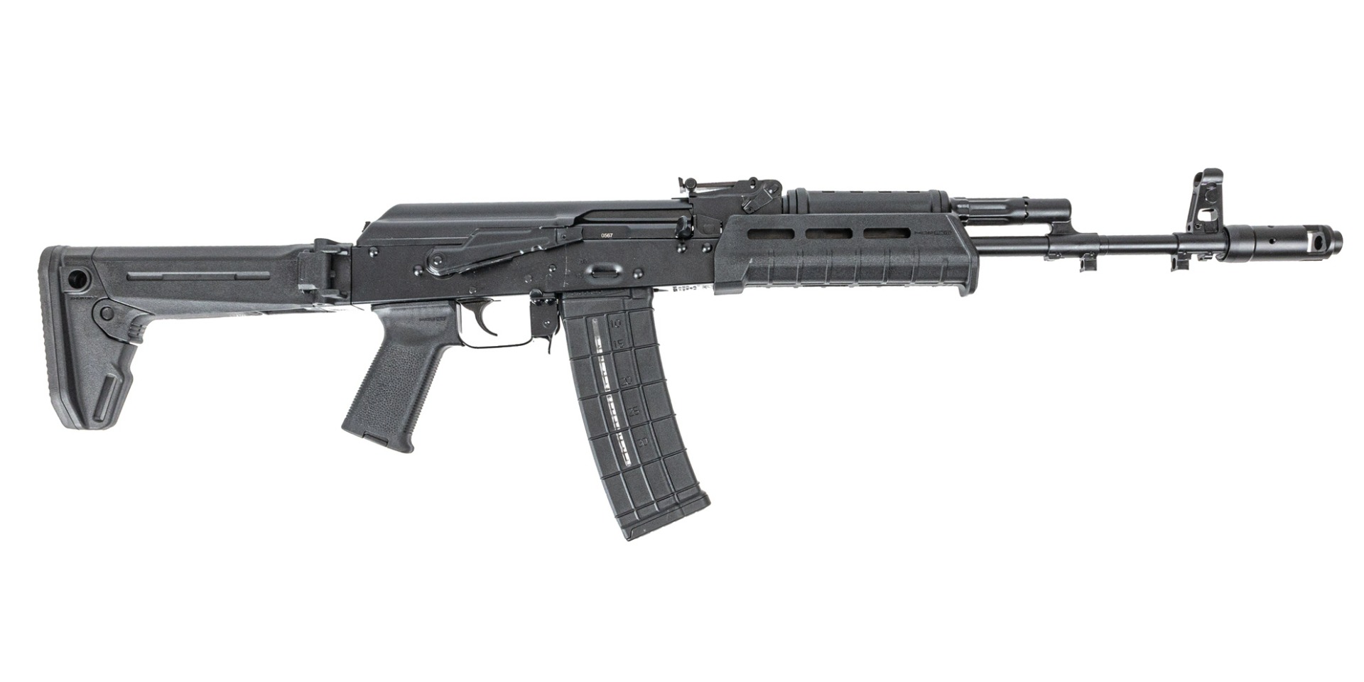 PSA AK-101 "Moekov" Rifle With Toolcraft Trunnion, Bolt, And Carrier, Black - Palmetto State Armory