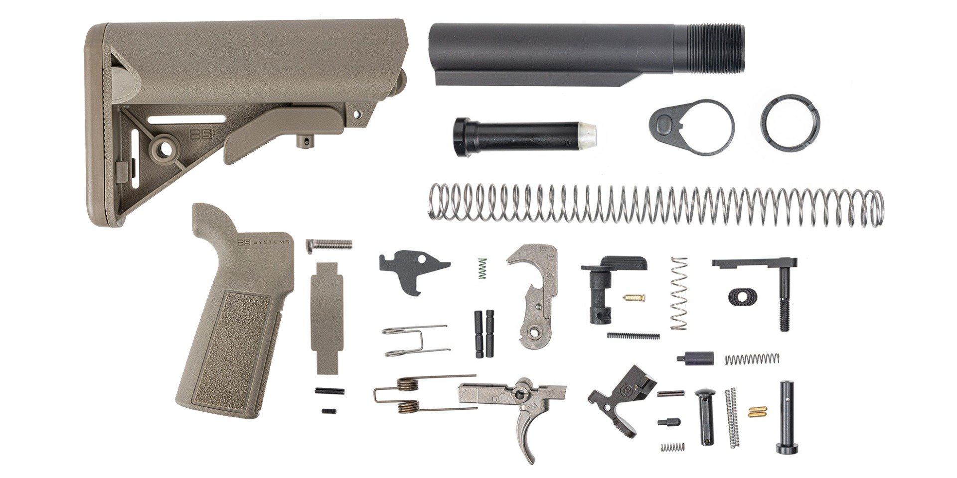 PSA B5 Systems EPT Lower Build Kit with SOPMOD Enhanced Stock, FDE - Palmetto State Armory