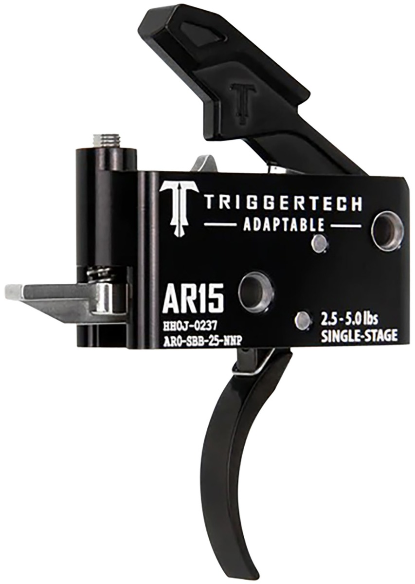Trigger Tech Adaptable AR-15 Single-Stage Pro Curved Trigger - AR0-SBB-25-NNP - Trigger Tech