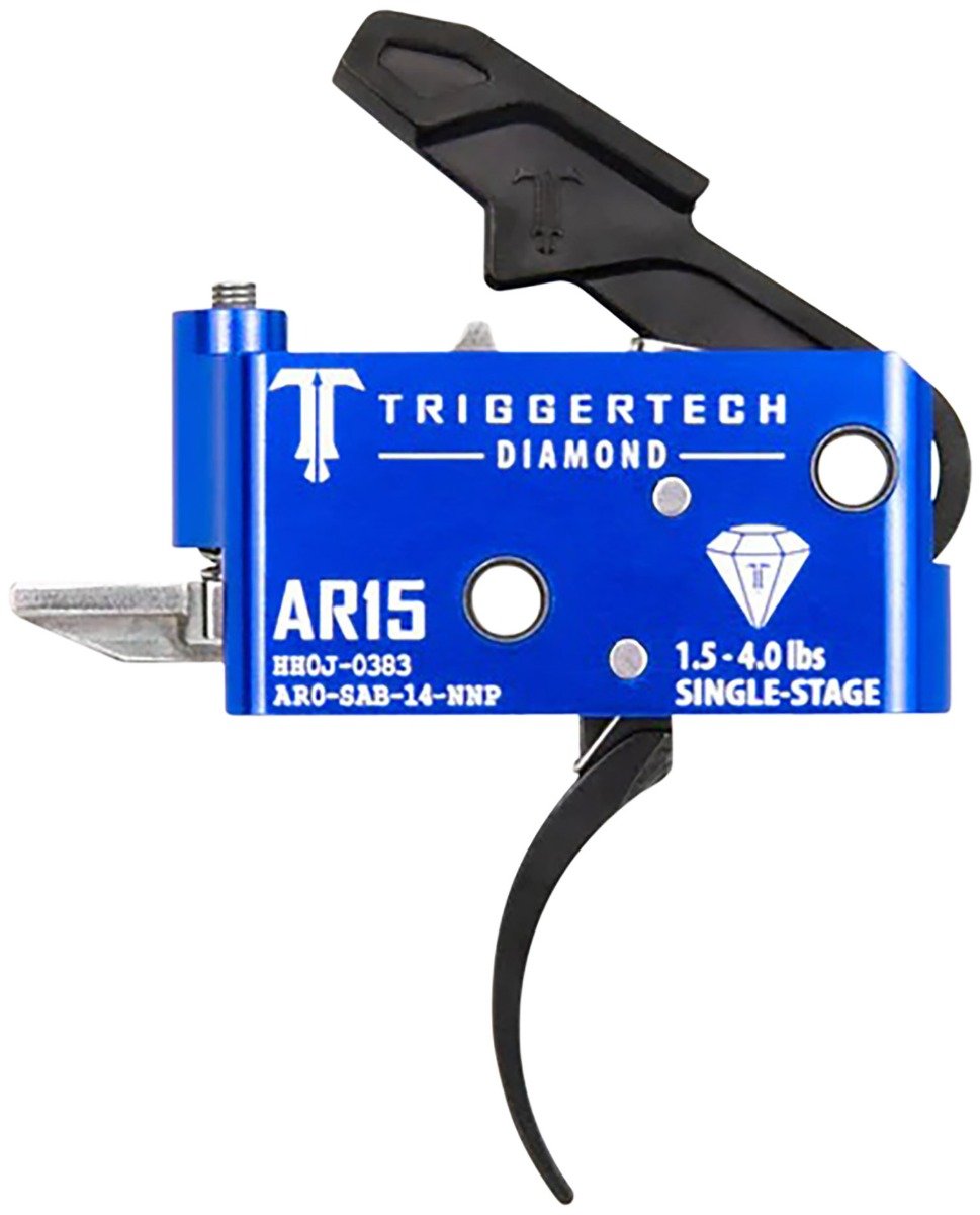 TriggerTech AR15 Single-Stage Diamond Pro Curved Trigger - Trigger Tech