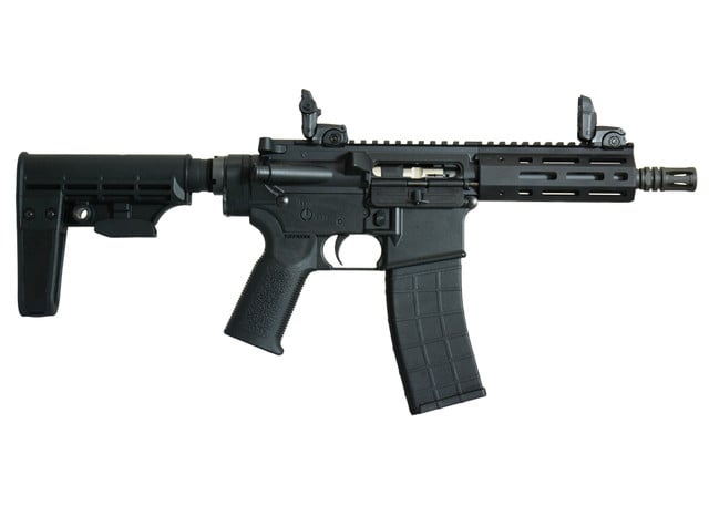 Tippmann Arms M4-22 .22LR Pistol 7" 25rds, Black - A101124 - Tippmann Arms