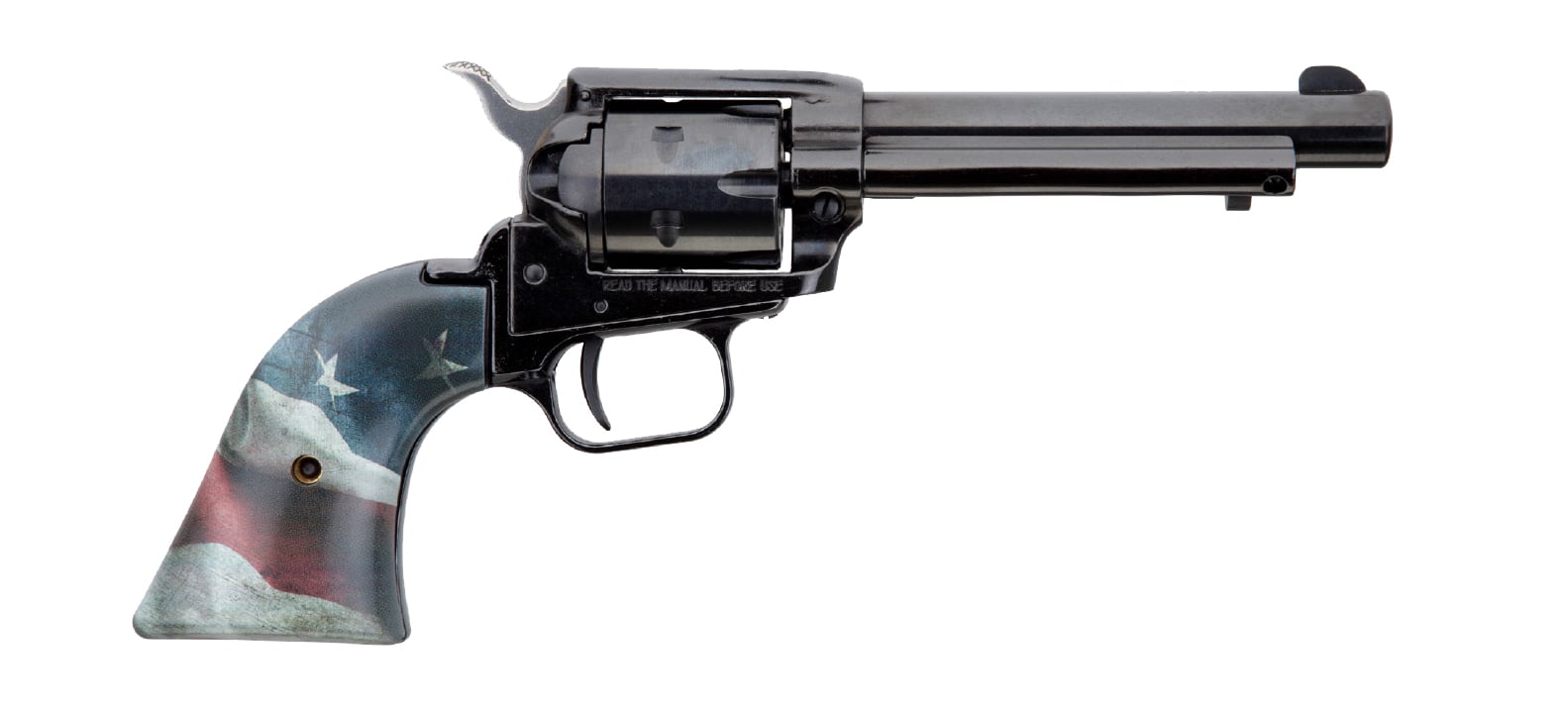Heritage Rough Rider .22LR Revolver 4.75" 6rd, US Flag - RR22B4-US02 - Heritage Manufacturing