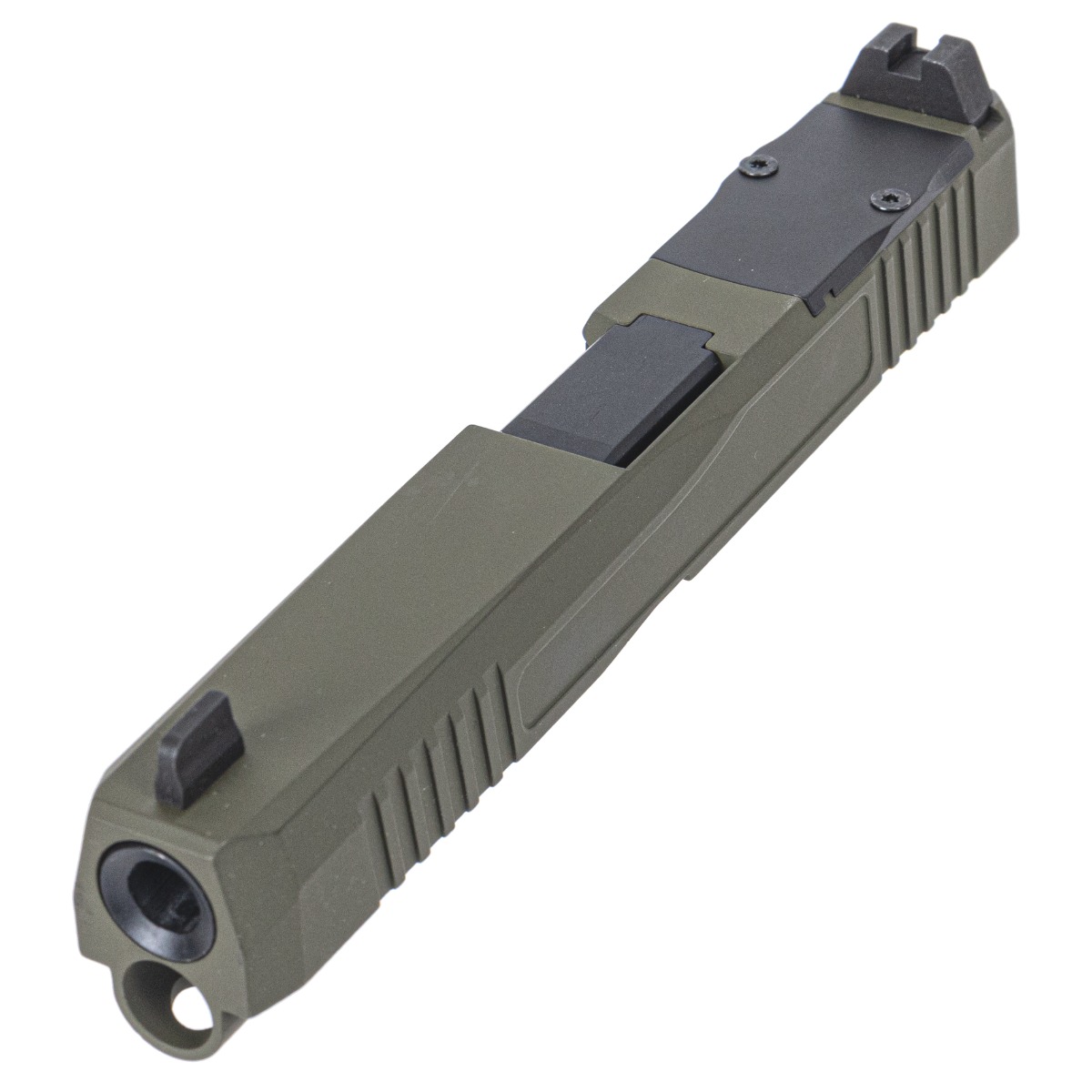 PSA Dagger Compact X-1 Complete RMR Slide Assembly with Non-Threaded Barrel, Long Slide, Sniper Green - Palmetto State Armory