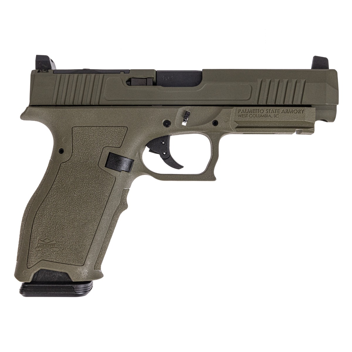 PSA Dagger Full Size S 9mm Pistol With Compact X-1 RMR Long Slide, Sniper Green - Palmetto State Armory