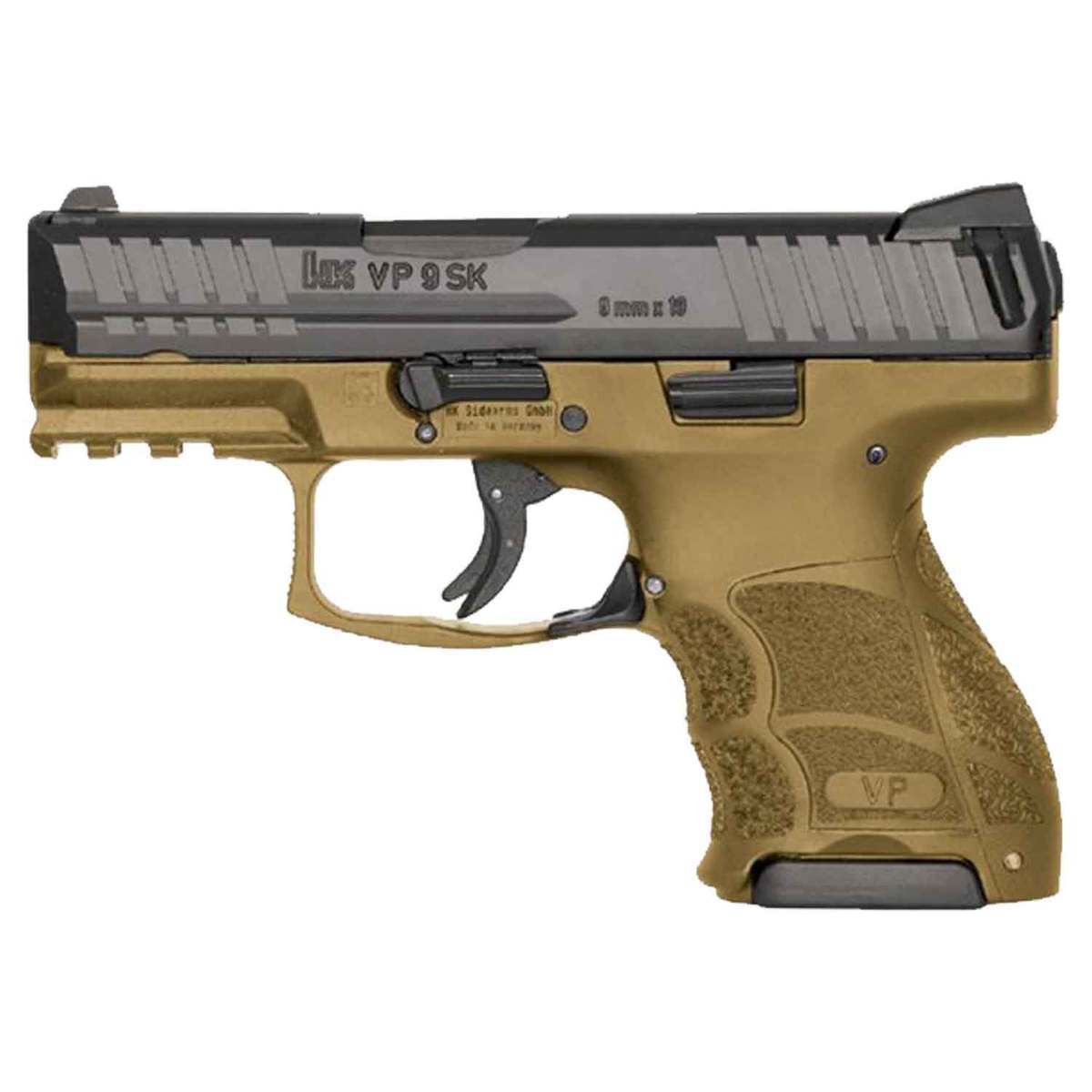 HK VP9SK 9mm Pistol 3.4" 15rd, FDE - 81000816 - H&K