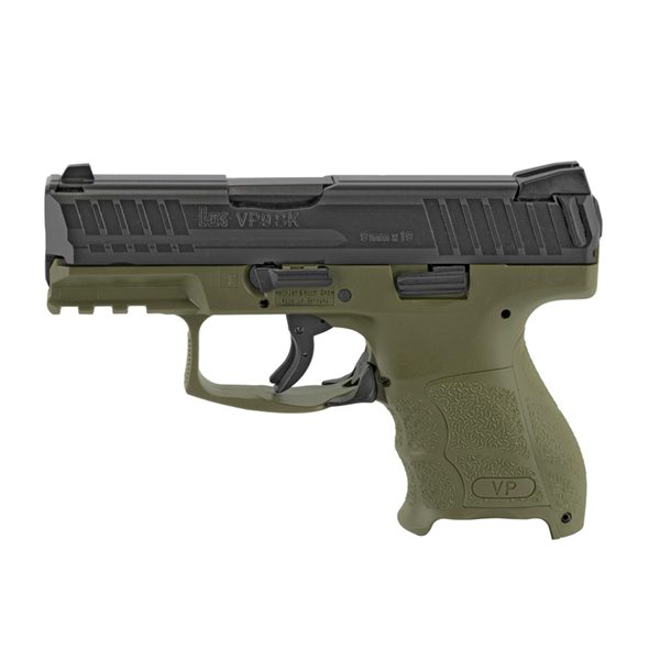 HK VP9SK 9mm Pistol 3.39" 15rd, ODG  - 81000814 - H&K