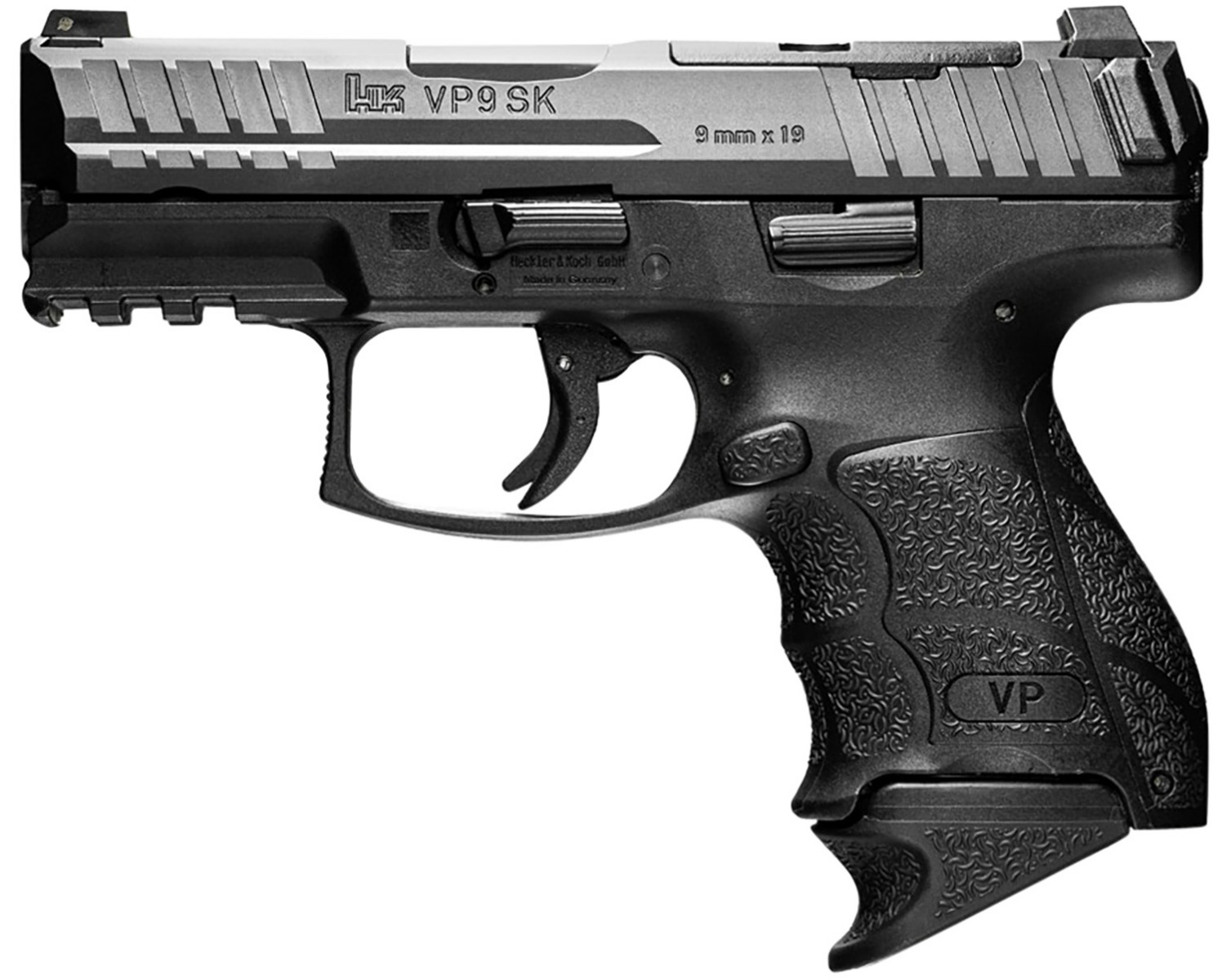 Heckler and Koch VP9SK-B 9mm Pistol 3.39" 15rd, Black - 81000806 - H&K