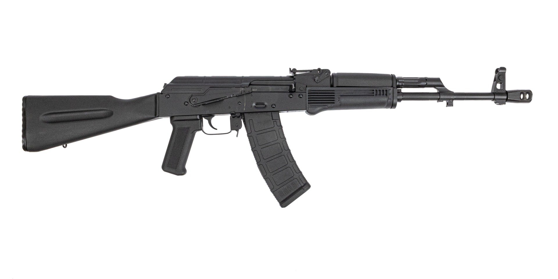 PSAK-74AKM Classic Polymer Rifle with Toolcraft Trunnion, Bolt, and Carrier, Black - Palmetto State Armory