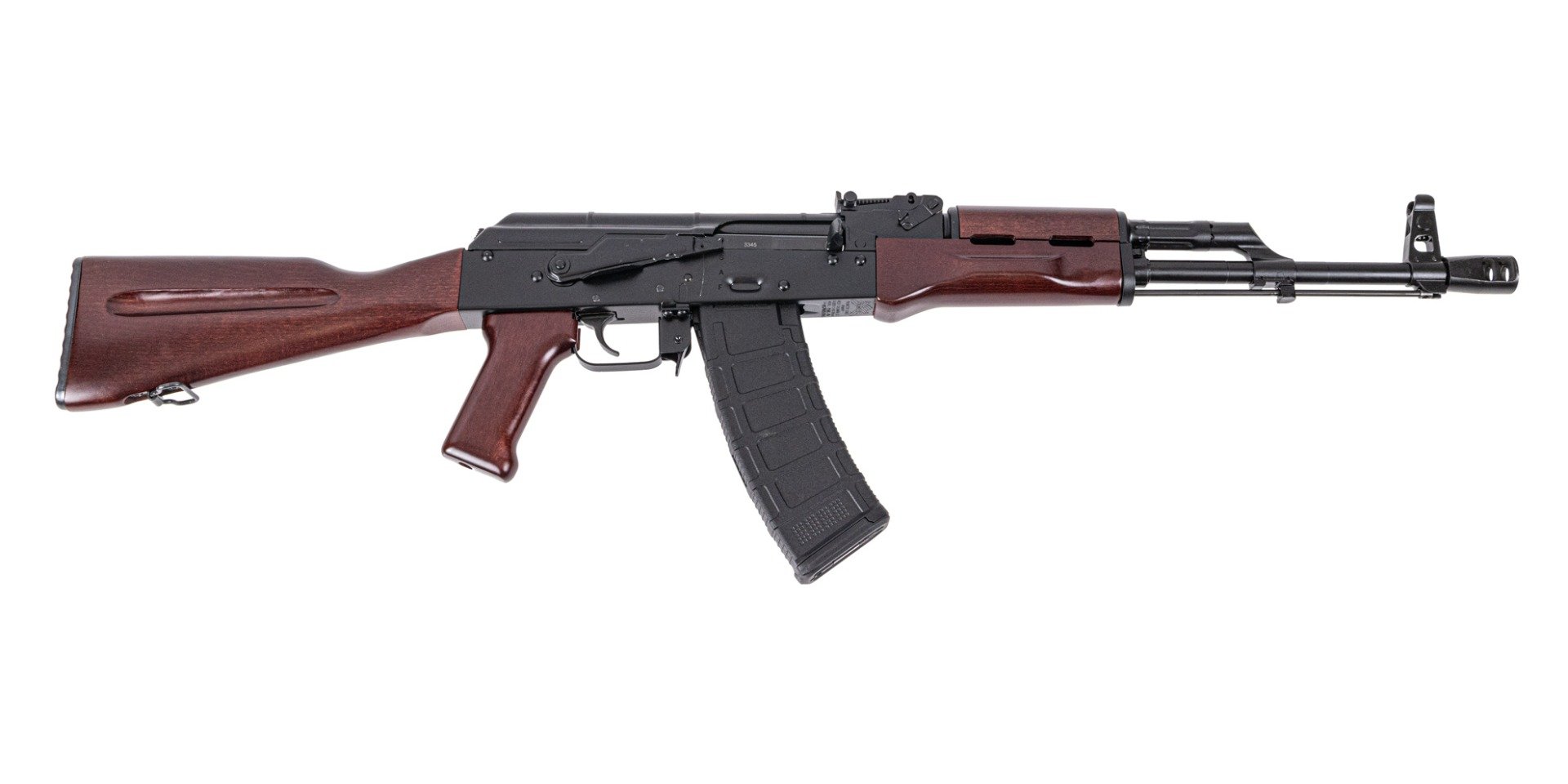 PSAK-74AKM Classic Rifle with Toolcraft Trunnion, Bolt, and Carrier, Redwood - Palmetto State Armory