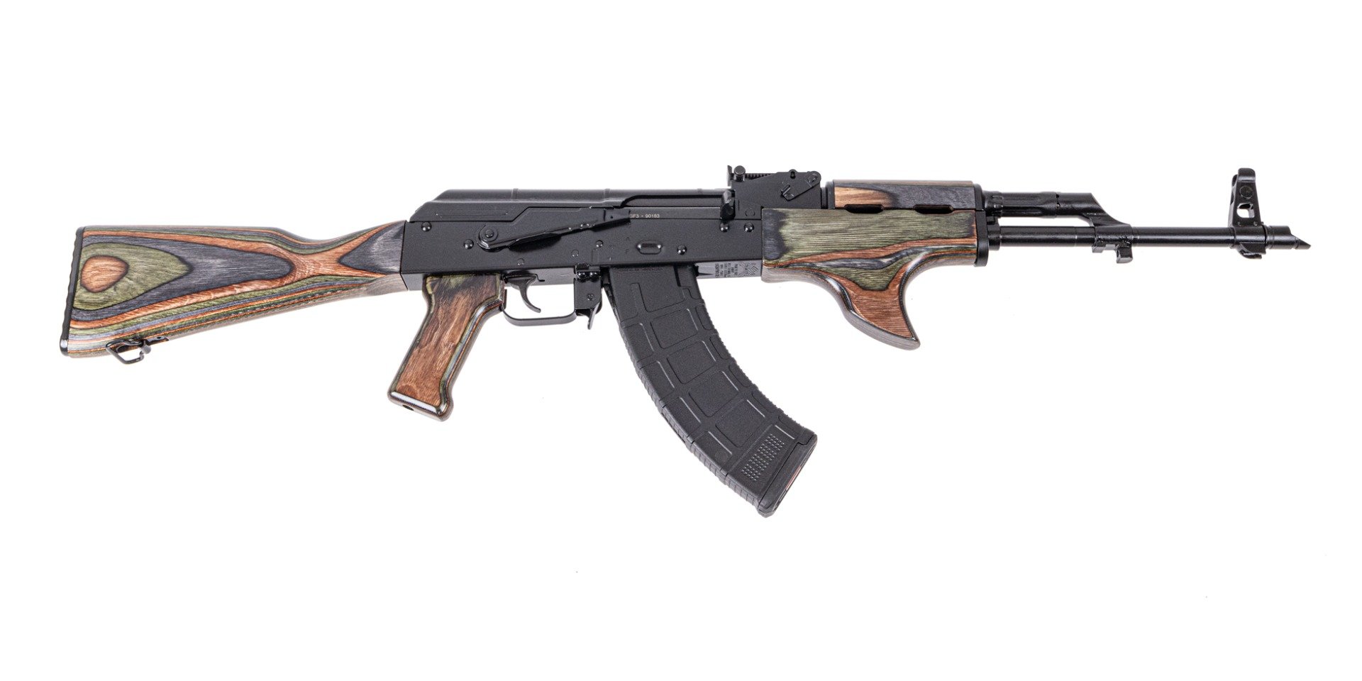 PSA AK-47 GF3 Forged Rifle W/ Sharkfin, "Voodoo" - Palmetto State Armory