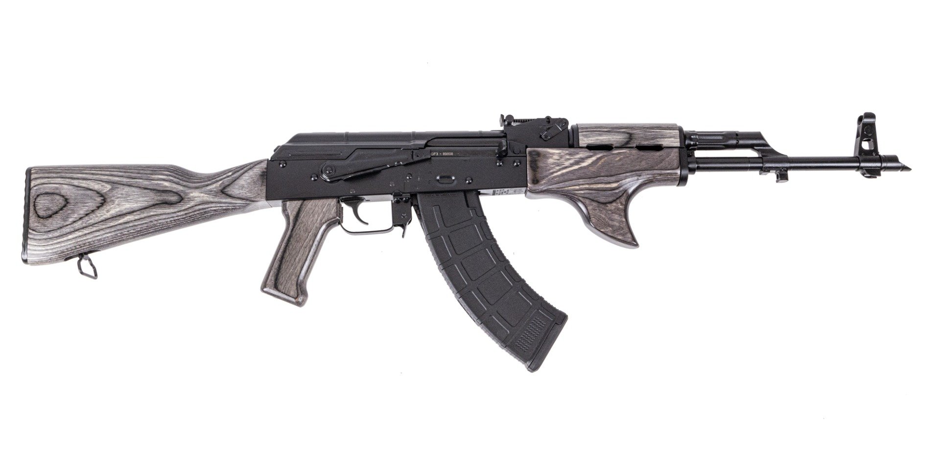 PSA AK-47 GF3 Forged Rifle With Sharkfin, "Treebark" - Palmetto State Armory