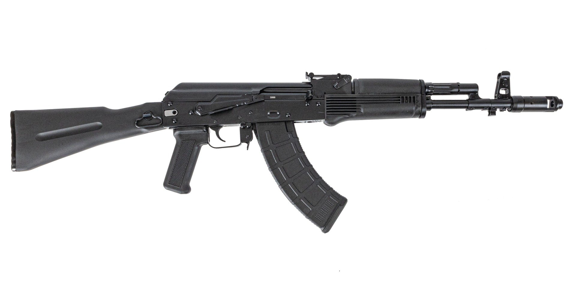 PSA AK-103K GF3 Forged Nitride Barrel Classic Side Folder Polymer Rifle, Black