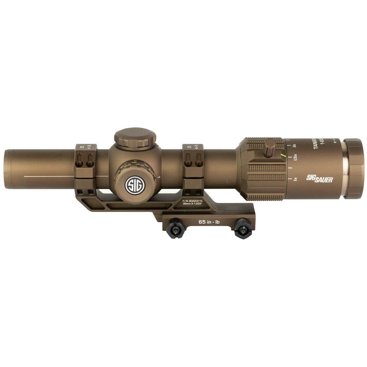 SIG Sauer Tango MSR 1-6x24mm Riflescope, Coyote Tan - SOTM61200 - Sig Sauer