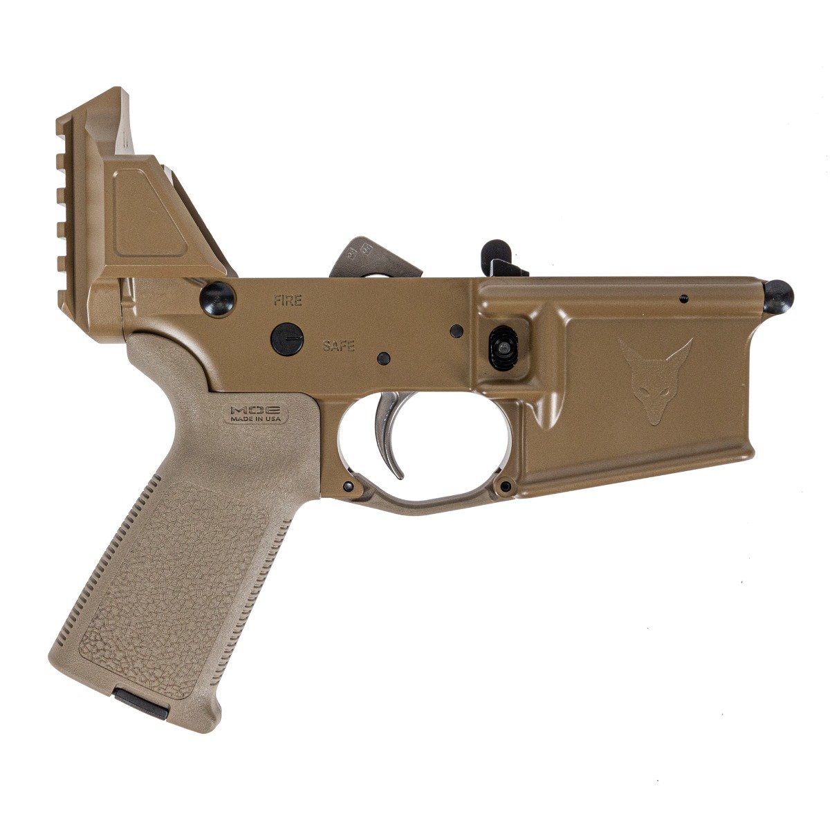 PSA Lower Complete, JAKL 5.56 NATO MOE EPT w/o Brace, FDE