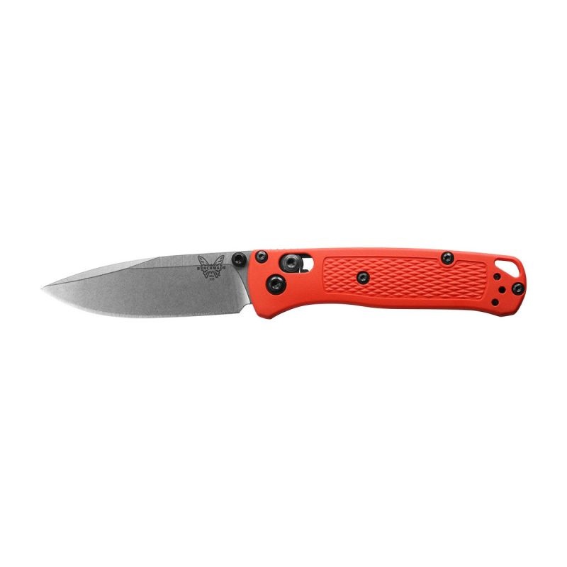 Benchmade Mini Bugout Folding Drop Point Knife, Mesa Red - 533-04 - Benchmade