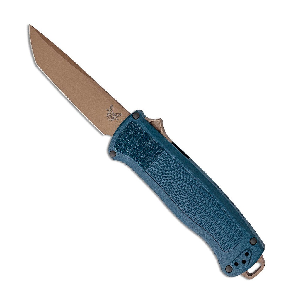Benchmade Shootout OTF Tanto Knife, Crater Blue - 5370FE-01 - Benchmade