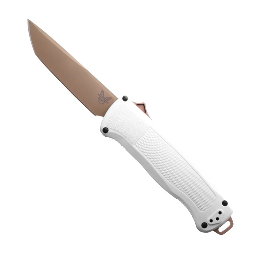 Benchmade Shootout OTF Tanto Knife, Cool Gray - 5370FE-02 - Benchmade