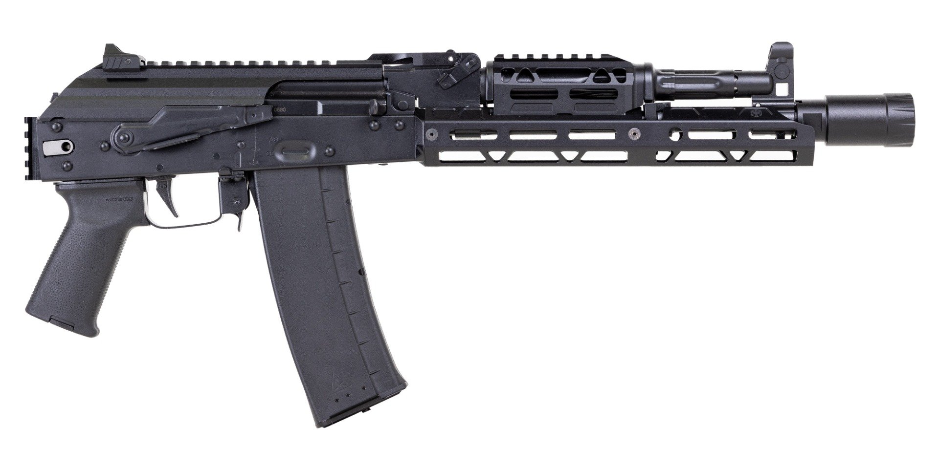 PSA  AK-102 Pistol With Hinged Dustcover, JL Billet Rail, Toolcraft Trunnion, Bolt, And  Carrier - Palmetto State Armory