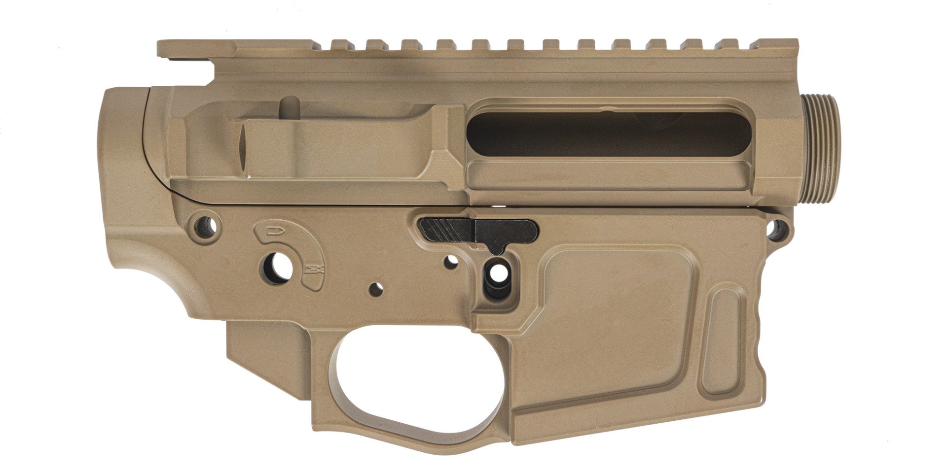 PSA Sabre-15 Billet Ambi-Receiver Set, FDE - Palmetto State Armory