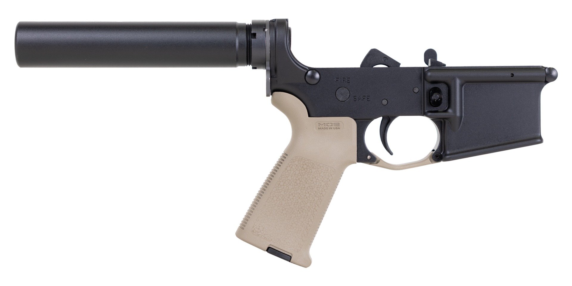 PSA AR-15 Complete MOE pistol lower receiver, FDE
