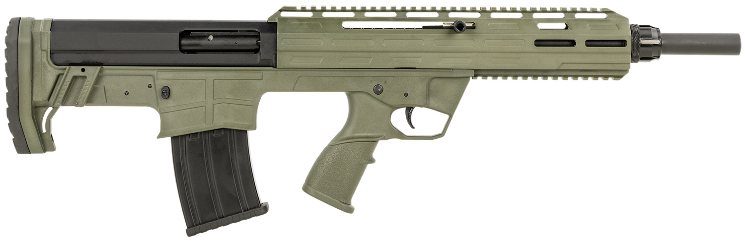 Tokarev 12 Ga Bullpup Shotgun 18.5" Semi Auto, ODG - TBP 12ODG - Tokarev Usa