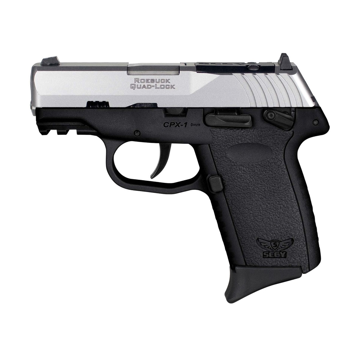 SCCY CPX-1 Gen 3 9mm Pistol 3.1" 10rd,  Black/SS - SCCYCPX1TTBKRDRG3 - Sccy