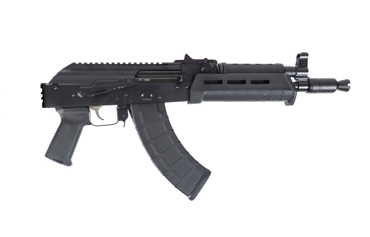 PSA AK-P GF4 MOE Picatinny Pistol, Black - Palmetto State Armory