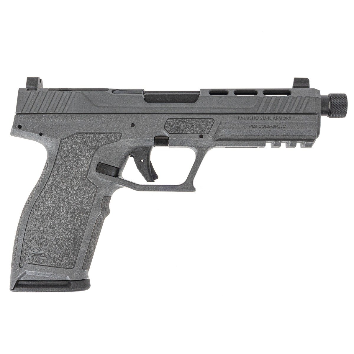 PSA 5.7 Rock Complete RK1 Optics Ready Pistol With Threaded Barrel, Gray - Palmetto State Armory