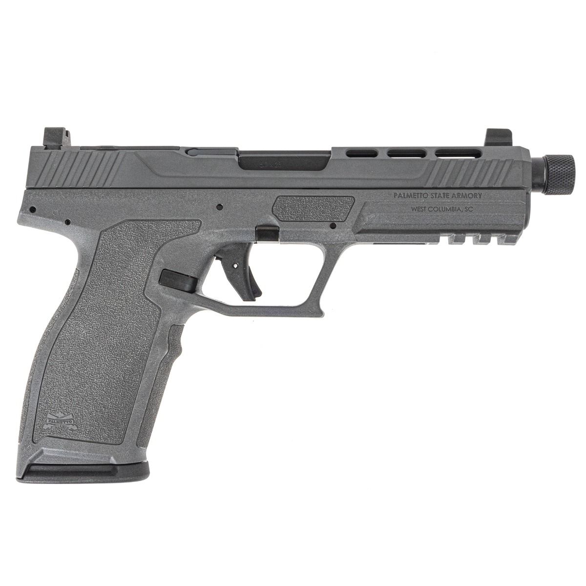 Blem PSA 5.7 Rock Complete RK1 Optics Ready Pistol, Threaded Barrel W/One Mag, Gray - Palmetto State Armory