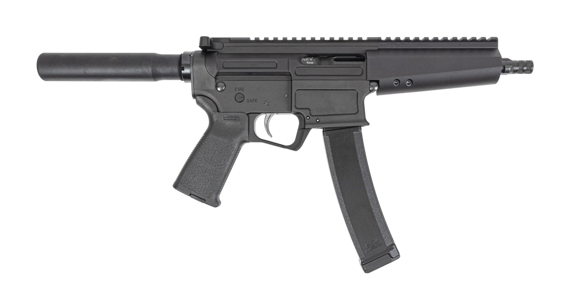 PSA AR-V 7" 9mm 1/10 Nitride Tri-Lug MOE EPT Pistol - Palmetto State Armory