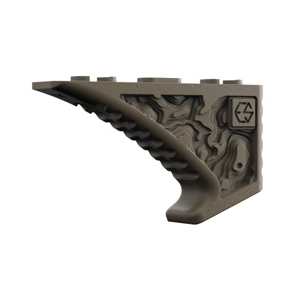Edgar Sherman Design Enhanced Fore Grip, Flat Dark Earth- EFG-1.5-FDE - Edgar Sherman Design