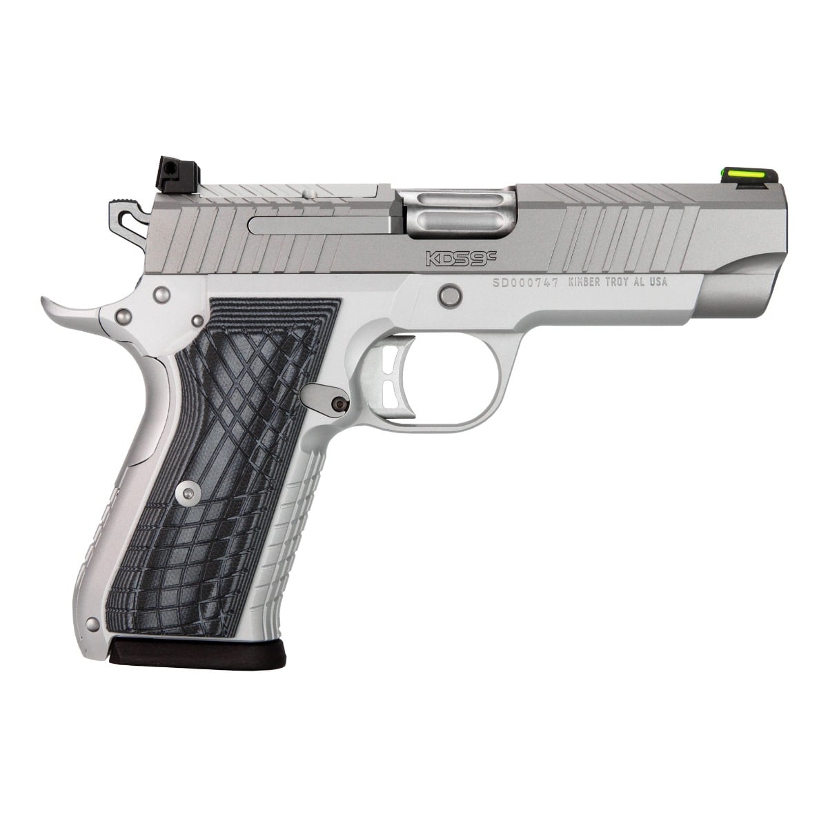Kimber Kimber 1911 KDS9c 9mm 4.09" 15rd, Silver