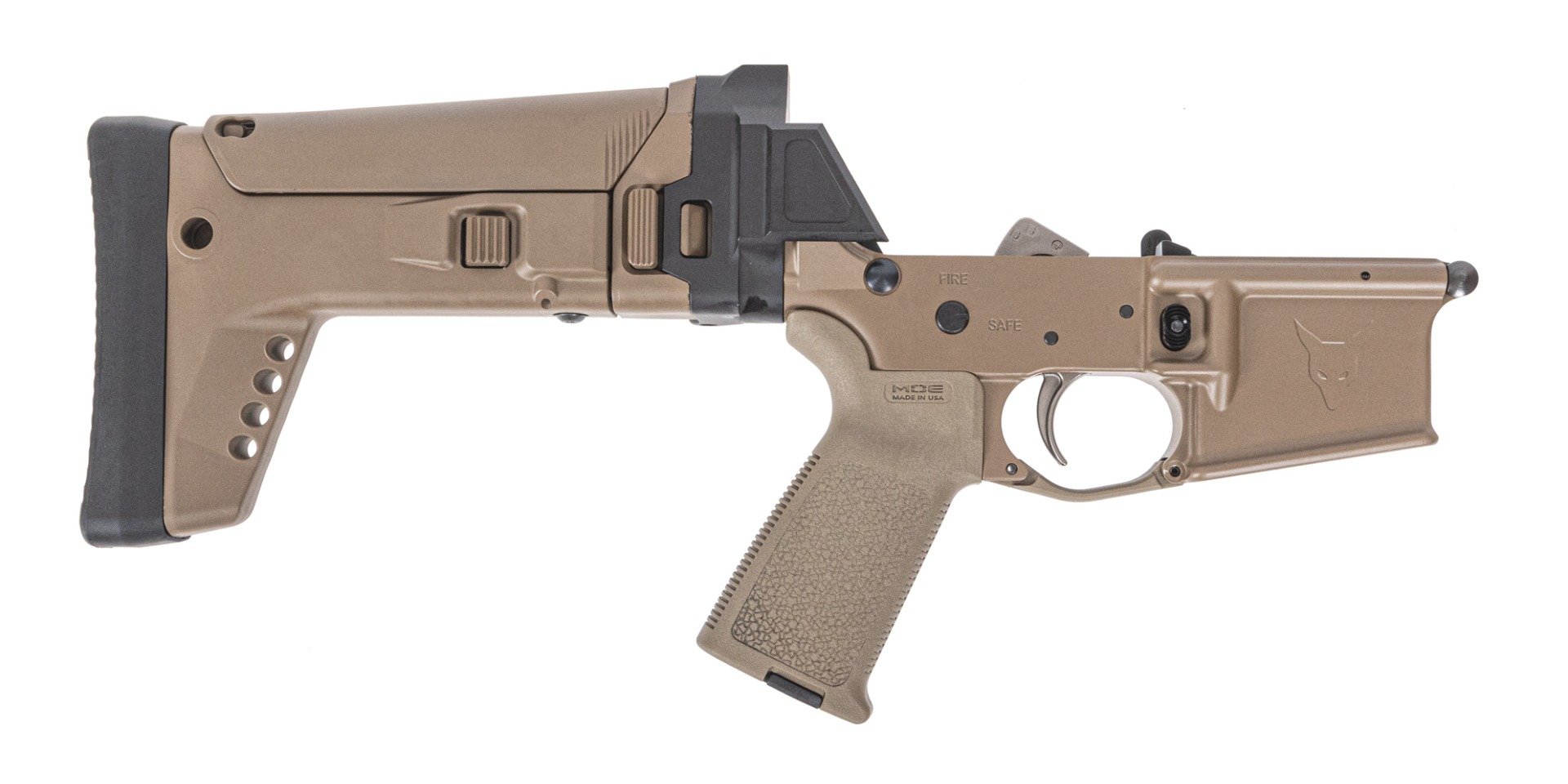 PSA JAKL Complete Rifle Lower 5.56 NATO, MOE SL EPT F5 Stock, FDE - Palmetto State Armory