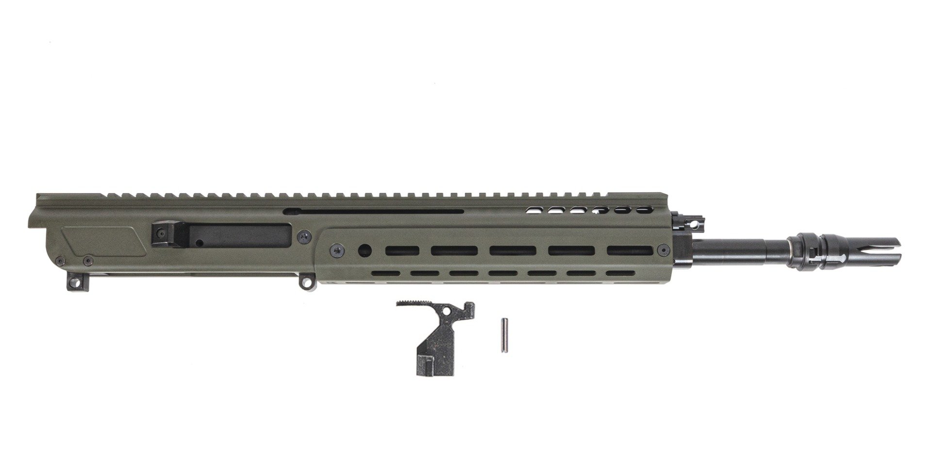 PSA JAKL Rifle Upper Assembly 13.7" 5.56 NATO 1:7 Nitride w/Keymo Flash Hider, Knurled CH & BCG, ODG - Palmetto State Armory