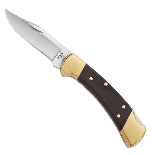 Buck Knives Buck 112 Ranger Folding Clip Point Knife, Brass - 0112BRSFG-B