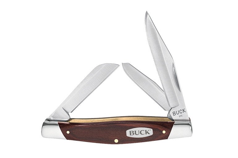 Buck 373 Trio Folding Knife - 0373BRS-B - Buck Knives