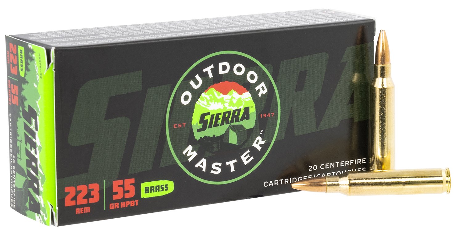Sierra Outdoor Master .223 Rem 55gr (HPBT) 20rds - A937532 - Sierra