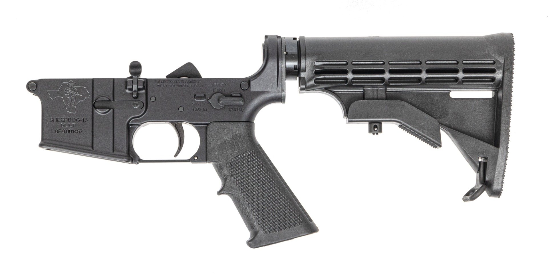 PSA AR15 Complete Limited Edition "Sheepdog-15" GOA Fundraiser Classic Lower, Black - Palmetto State Armory