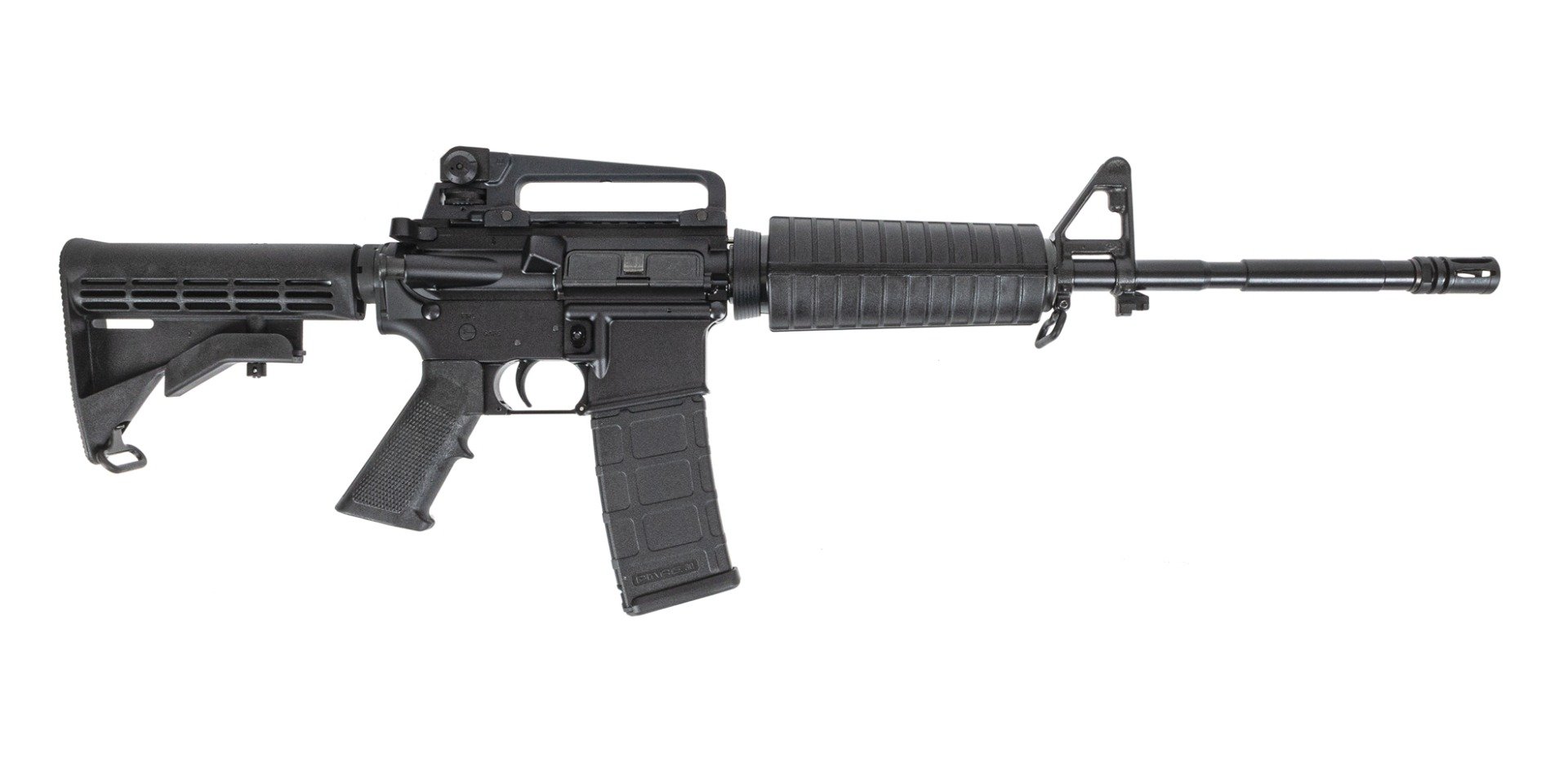 PSA 16" Nitride M4 Carbine 5.56 NATO Classic AR-15 Rifle w/ Carry Handle, Black - Palmetto State Armory