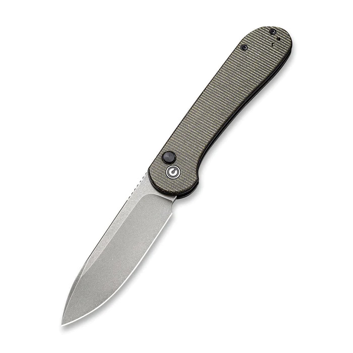 CIVIVI Button Lock Elementum Folding Knife, Dark Green - C2103C - Civivi