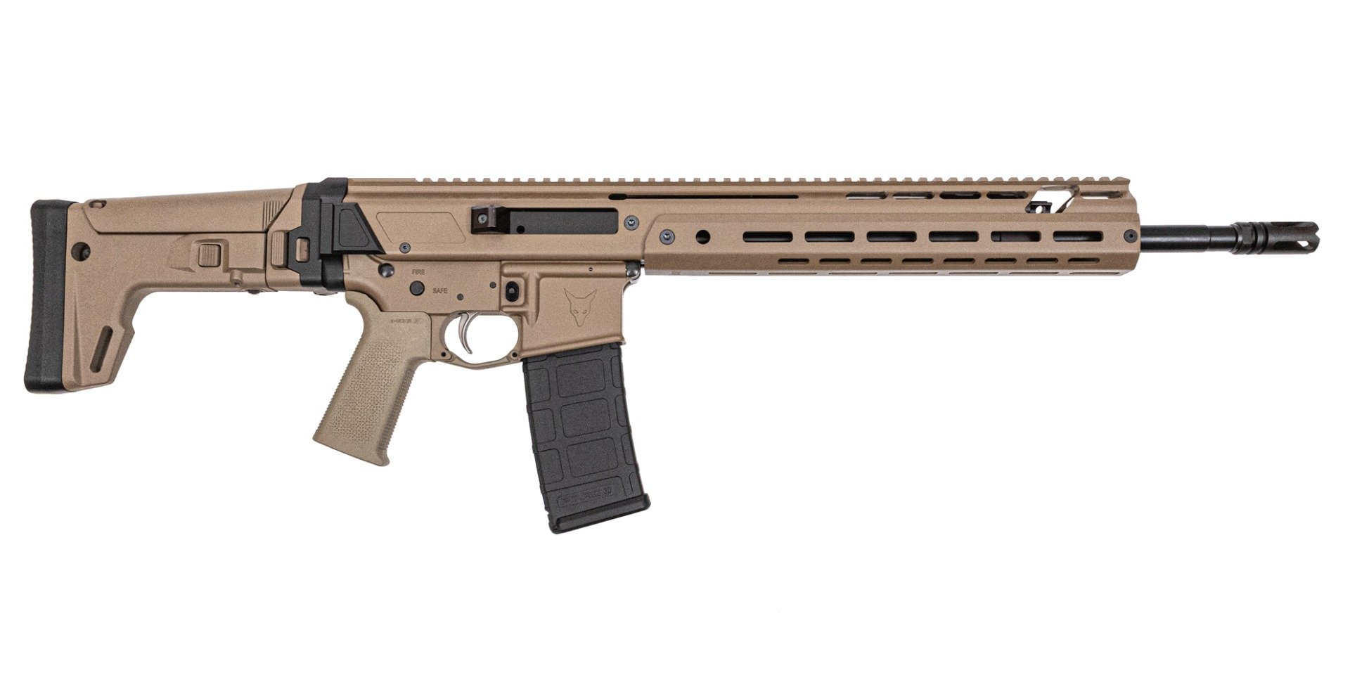 PSA 16" JAKL 5.56 1:7 Nitride MOE SL EPT F5 Stock Rifle, FDE - Palmetto State Armory