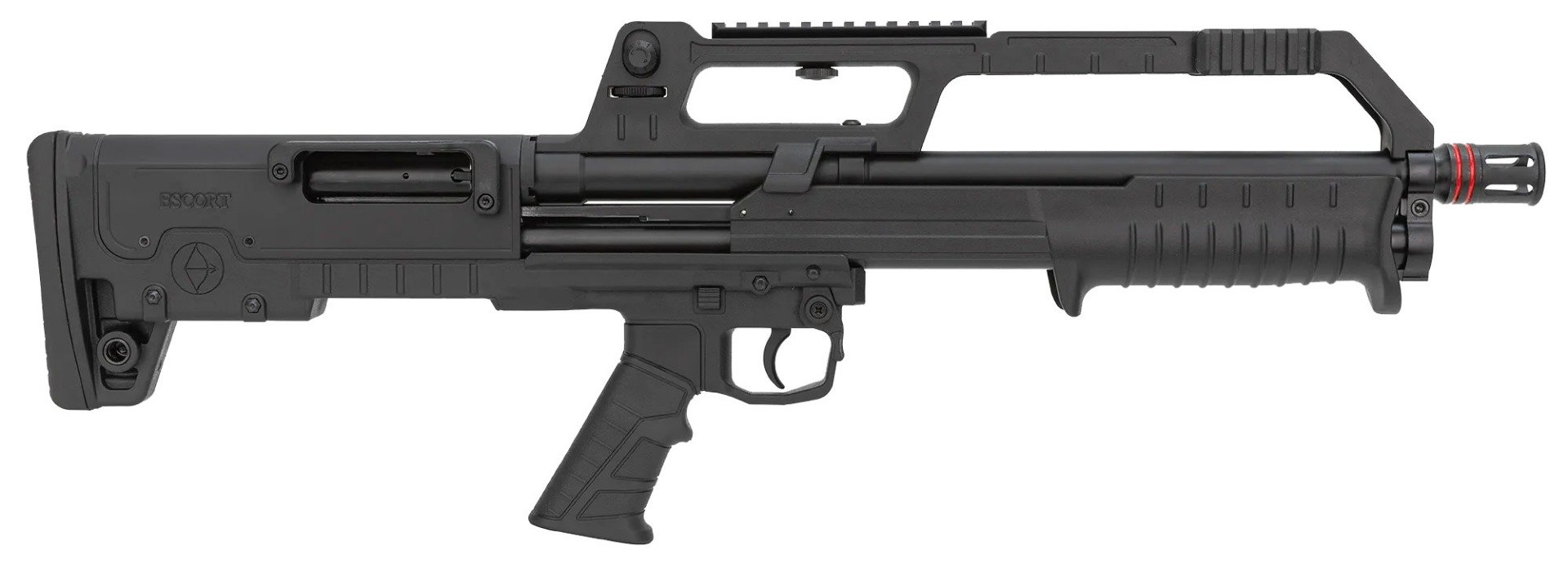 Escort BullTac 12 Gauge 18" Pump Action, Black - HEBP12180301 - Escort