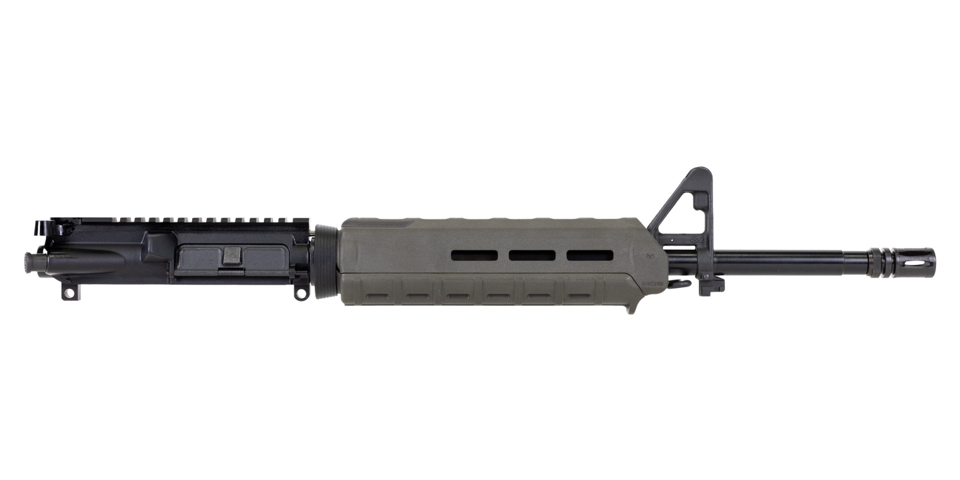 PSA 16" Mid-length 5.56 NATO 1/7 Nitride MOE Upper with BCG & CH,ODG - Palmetto State Armory
