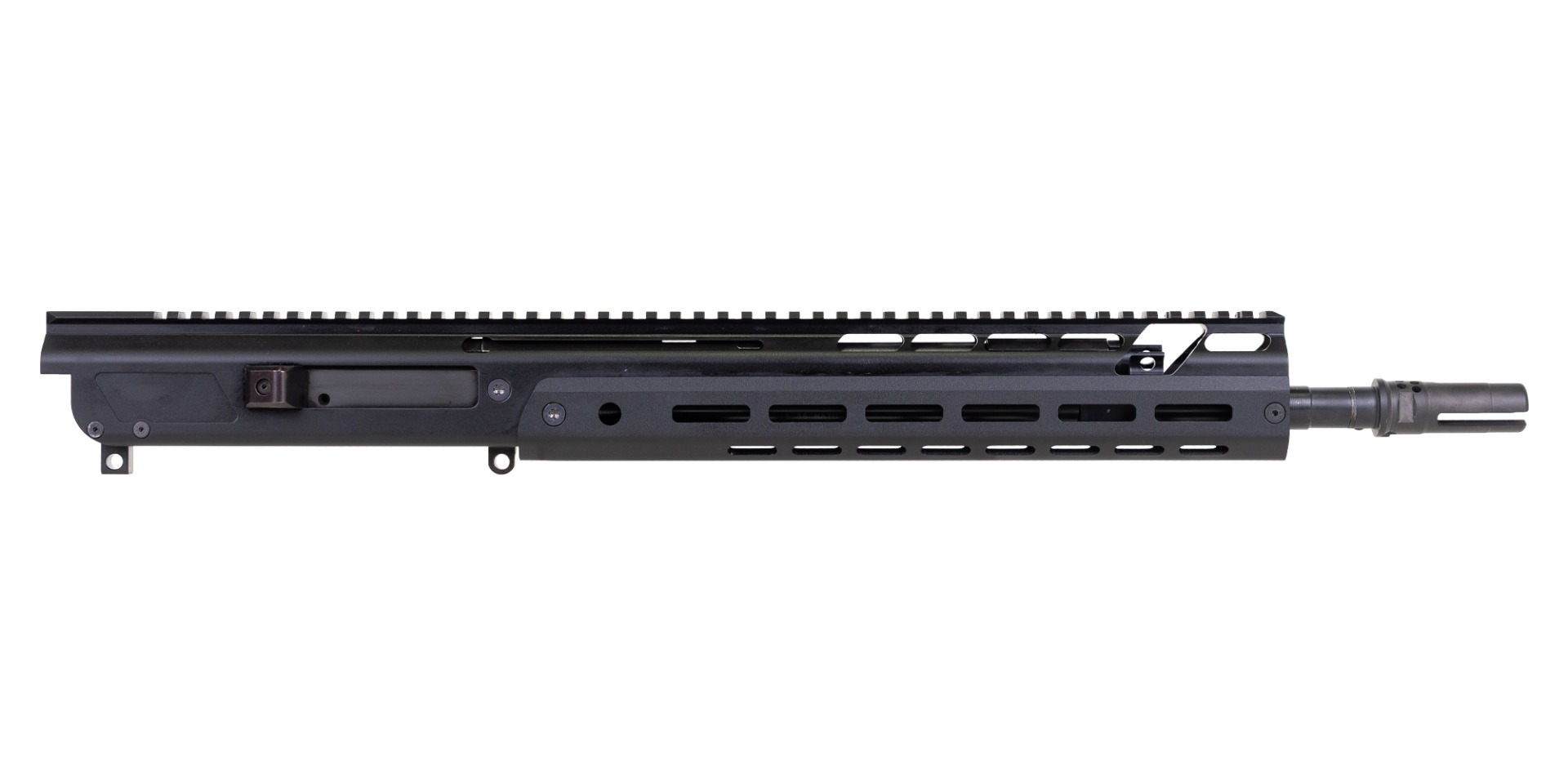 PSA JAKL 14.5" Rifle Length Upper 5.56 NATO 1:7 Nitride, Knurled CH, BCG, 3 Prong, B&T, 1/2"-28, Black