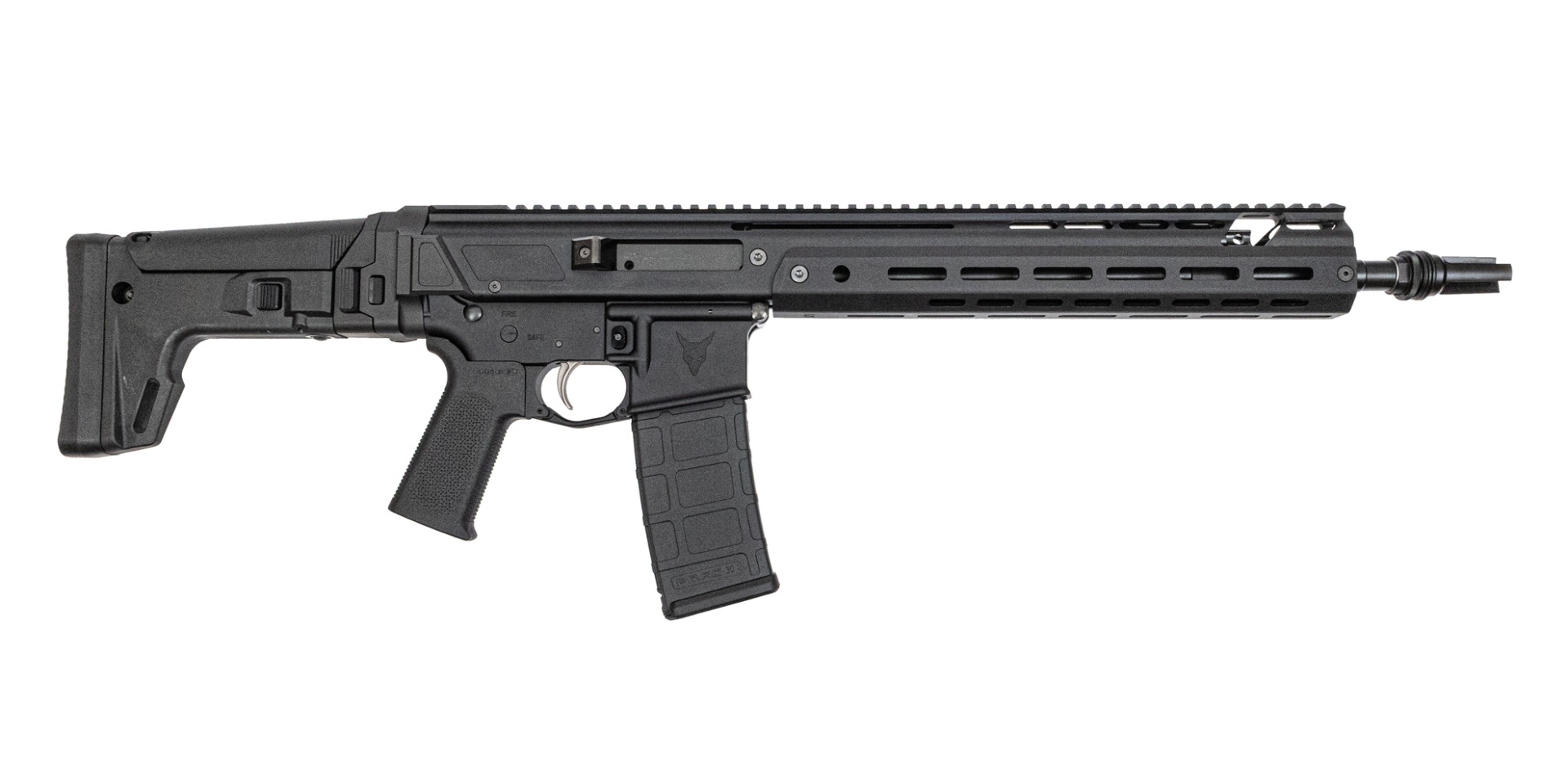 PSA 14.5" JAKL Rifle Length 5.56 1:7 Nitride ASR Flash Hider MOE SL EPT F5 Stock Rifle, Black - Palmetto State Armory