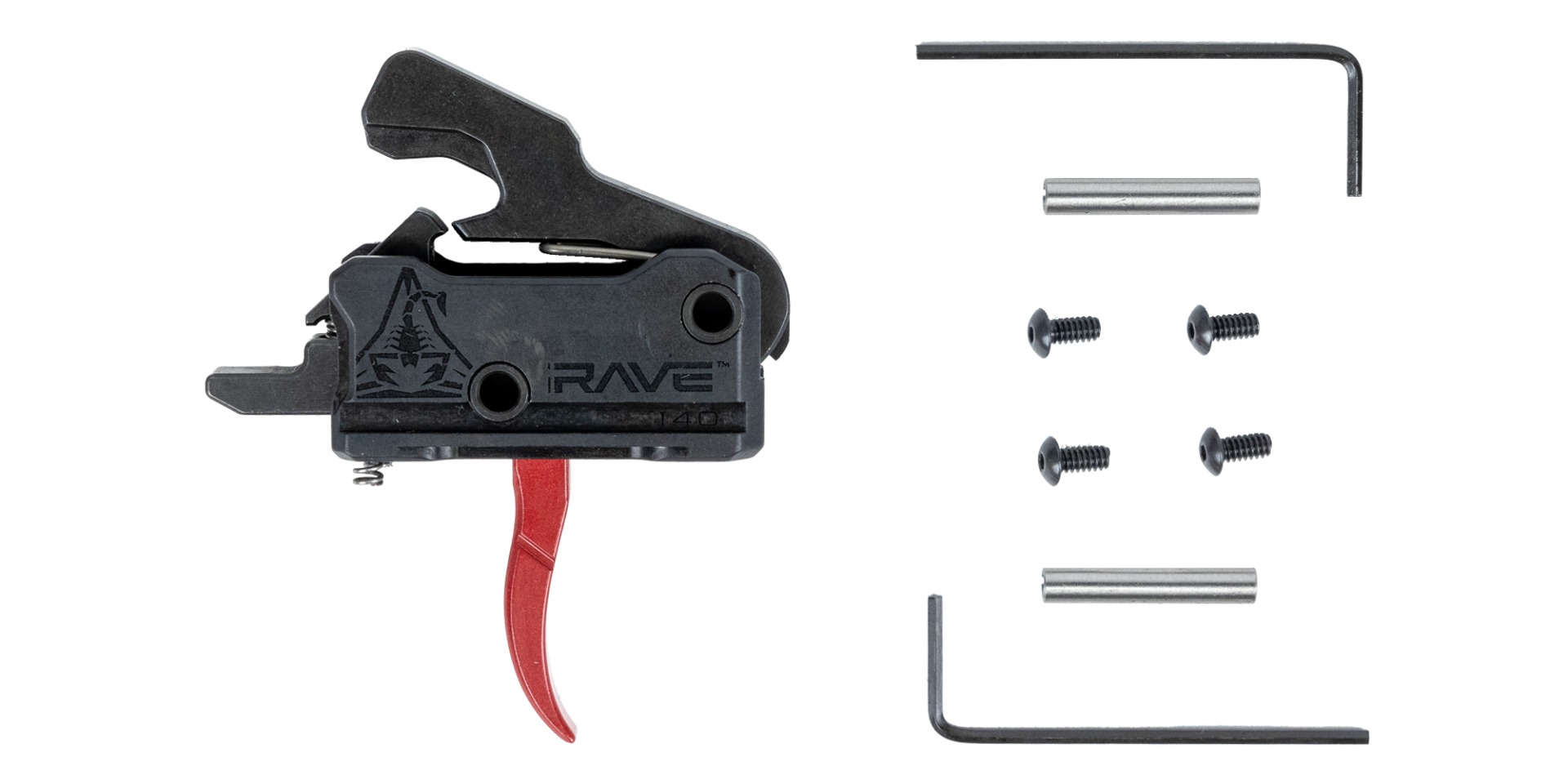 Rise Armament Rave Trigger, Red - T017-RED - Rise Armament