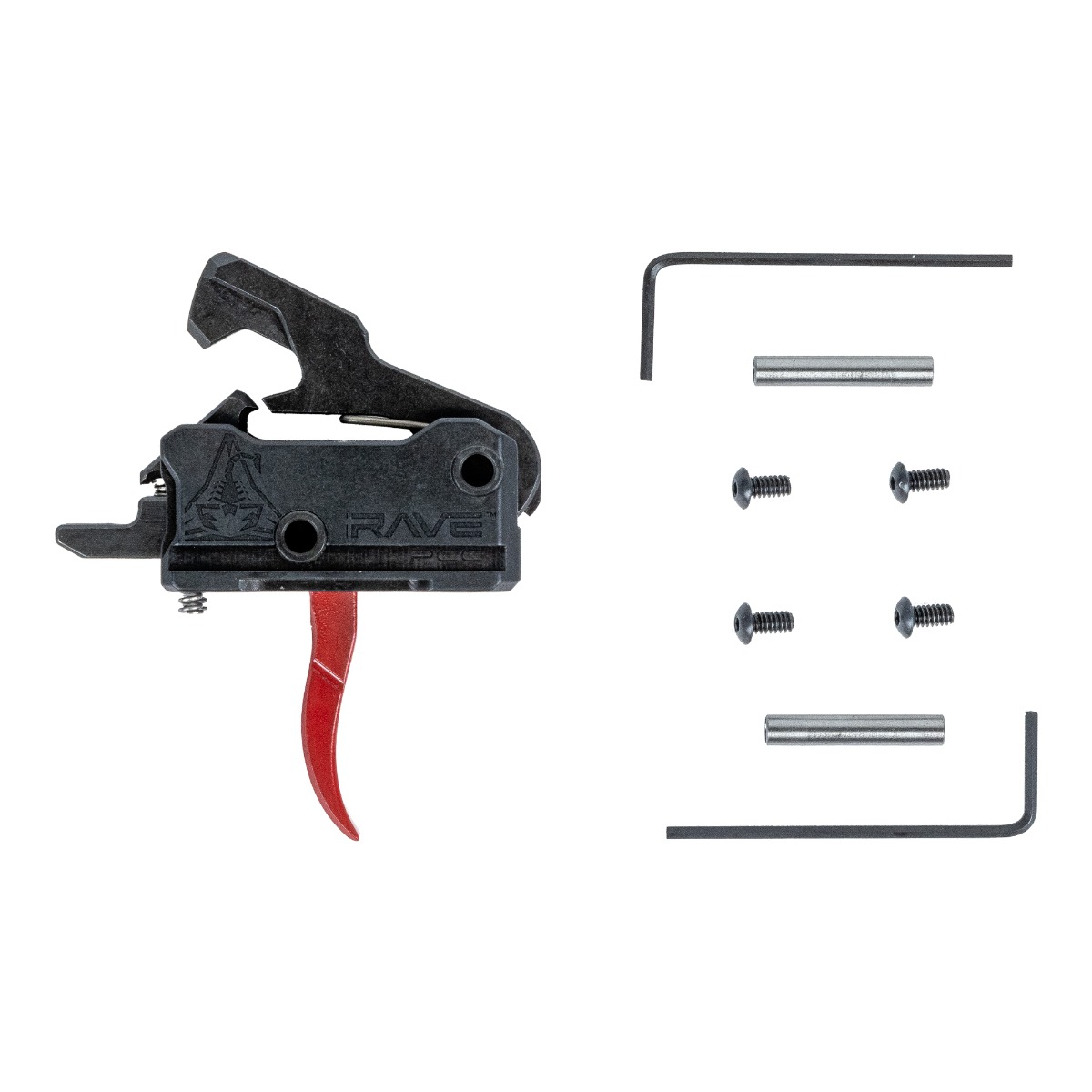 Rise Armament Rave PCC Trigger Assembly, Red - T017-PCC-RED - Rise Armament