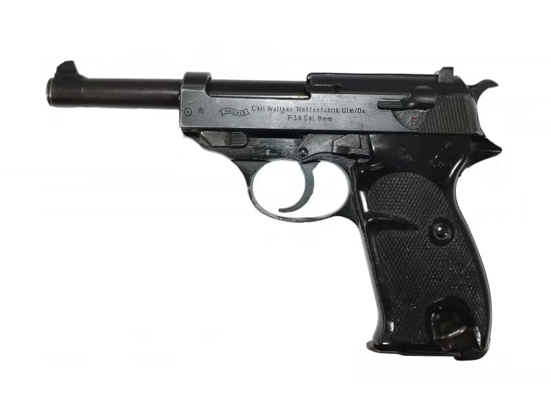 Walther P38 9mm 4.9" 8rd German Made Military Surplus, Good Condition - HGP38 - Walther