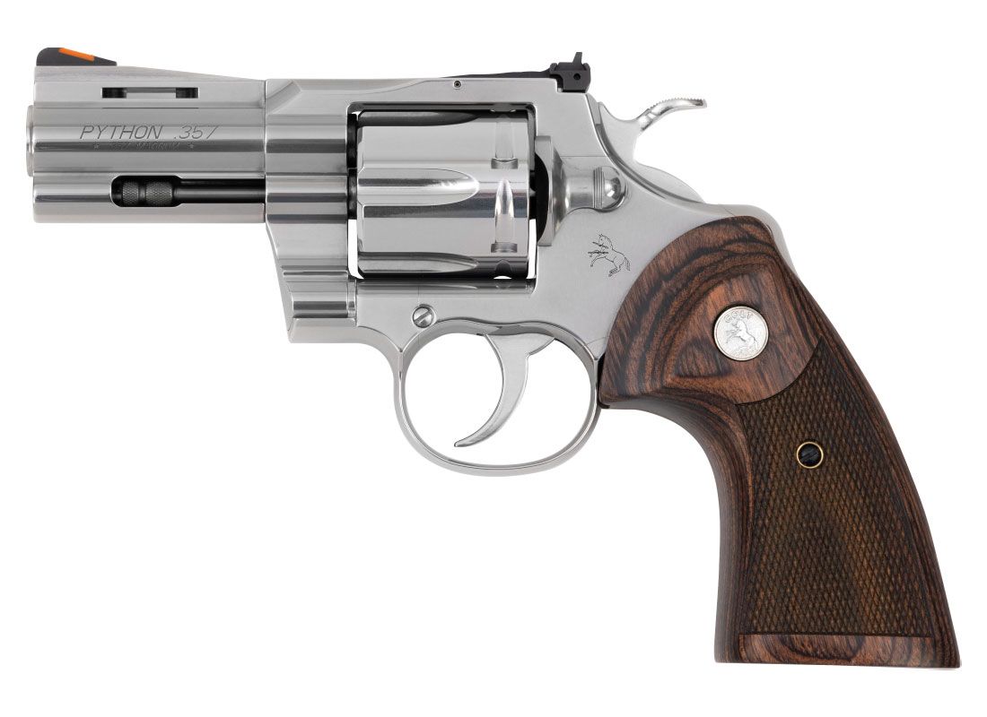 BLEM Colt Python .357 Magnum 3" 6rd Revolver, Stainless - ZPYTHONSP3WTS - Colt