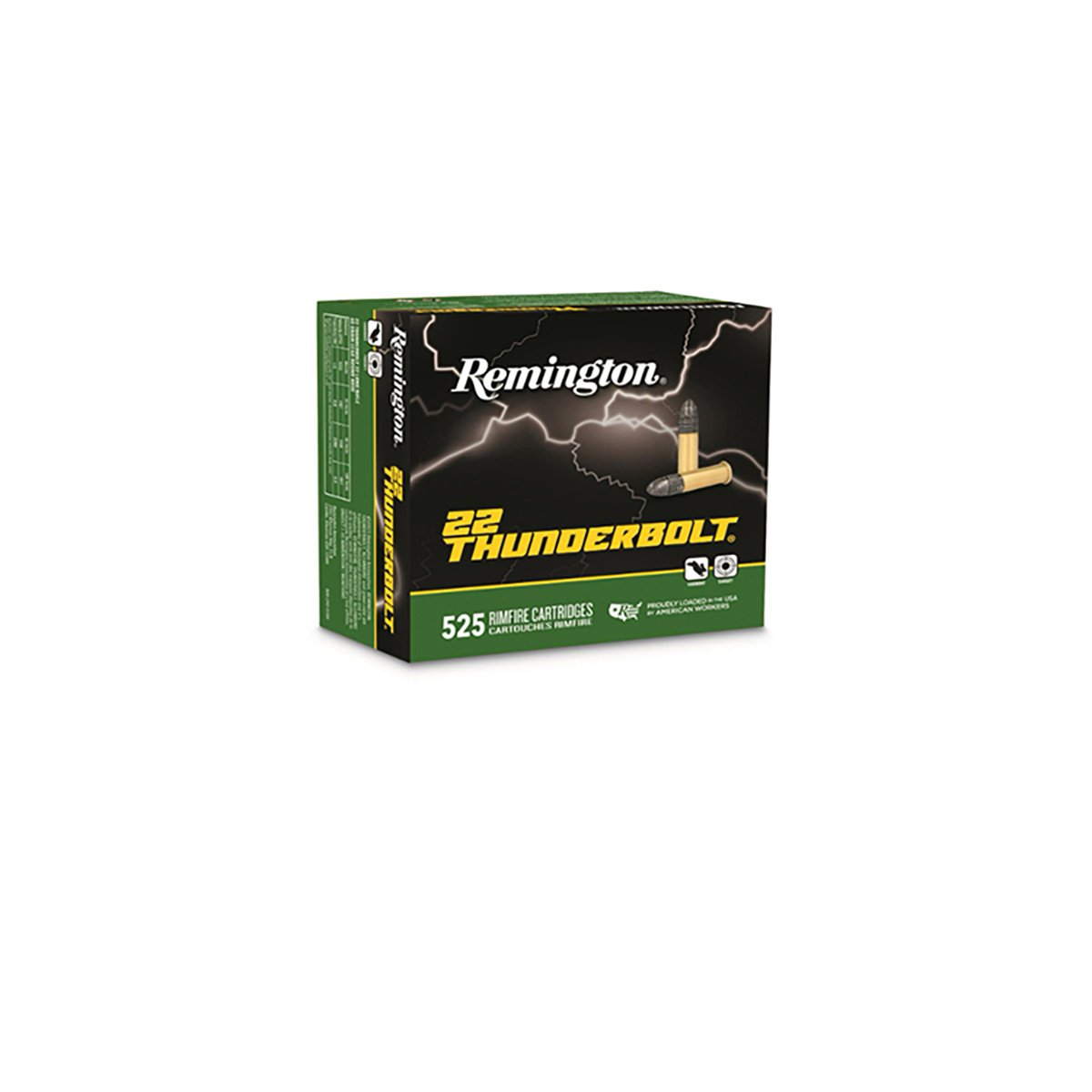 Remington 22 Thunderbolt .22LR 40gr Ammo, 525rds - R21271 - Remington